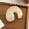 Translucent Color Flower Bow Heart Shape Hair Claw Grab Clips for Womens Girls Elegant Hairpins Crab Barrettes Fashion Headdress