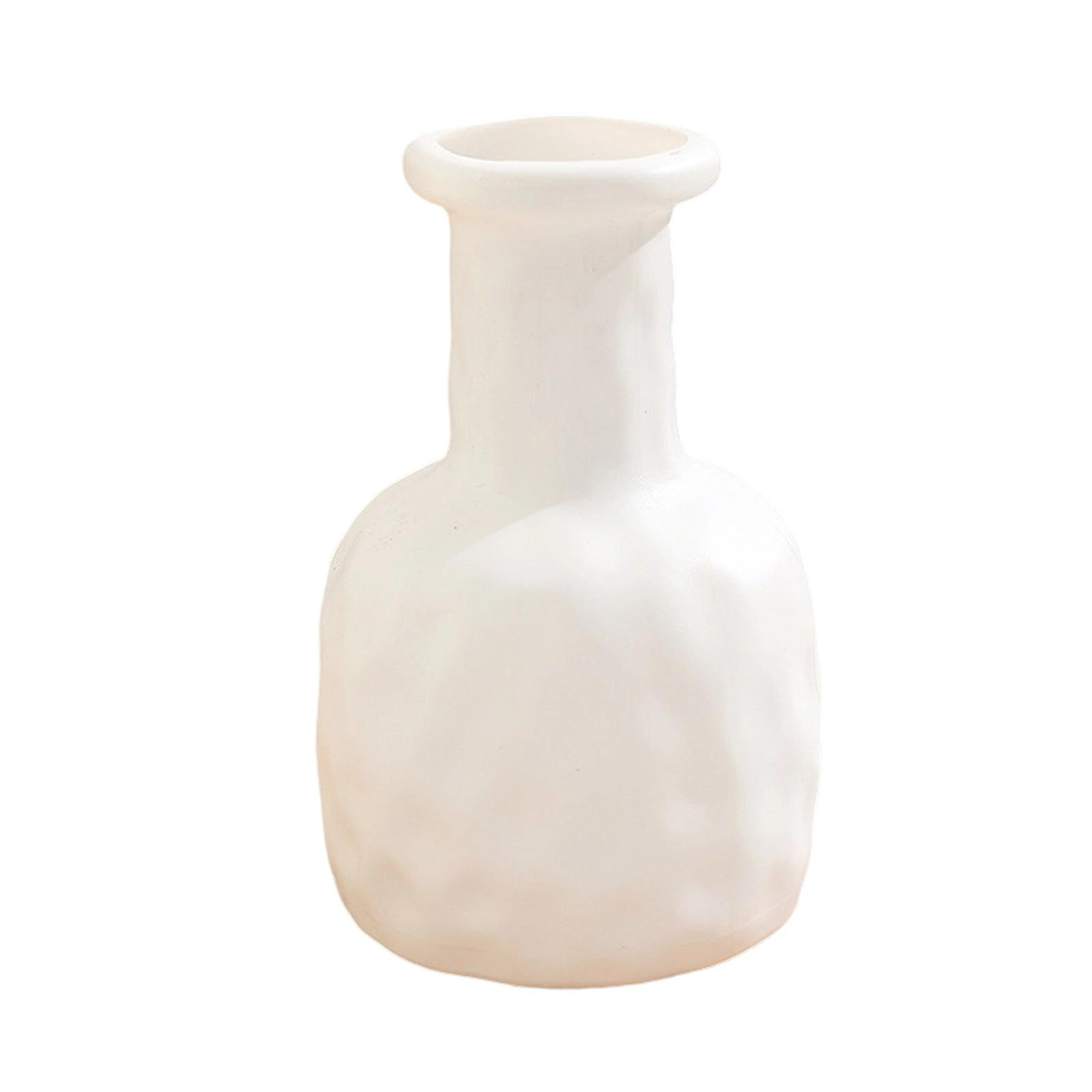 Пластиковая декоративная ваза, ударопрочная, с пеньковой веревкой, складная, для гостиной белый