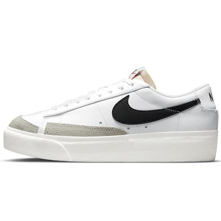 New Nike Blazer Low Platform White Black Women's DJ0292-101