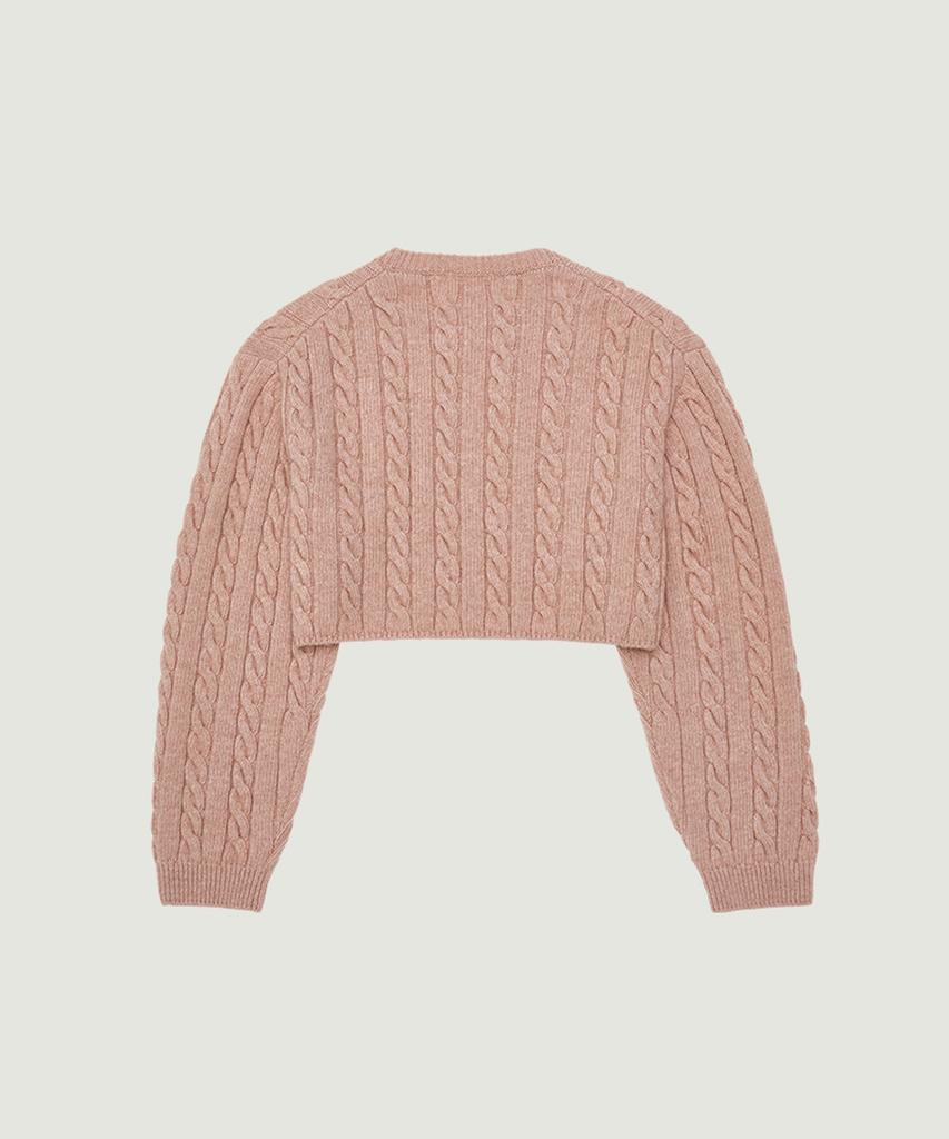 GROVE Sophie Crop Knit (Light Pink)