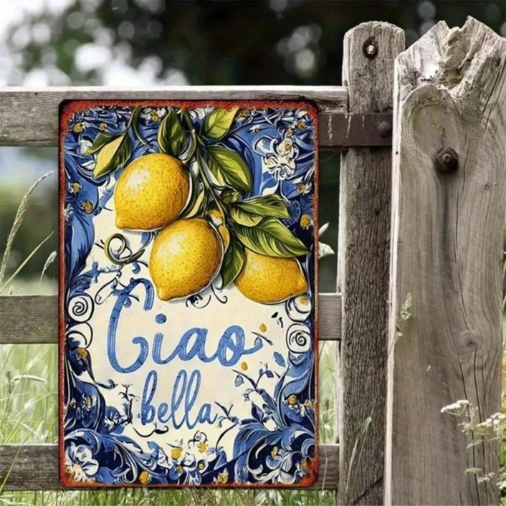 Vintage Metal Tin Sign Wall Decor Home Kitchen Cafe Bar
