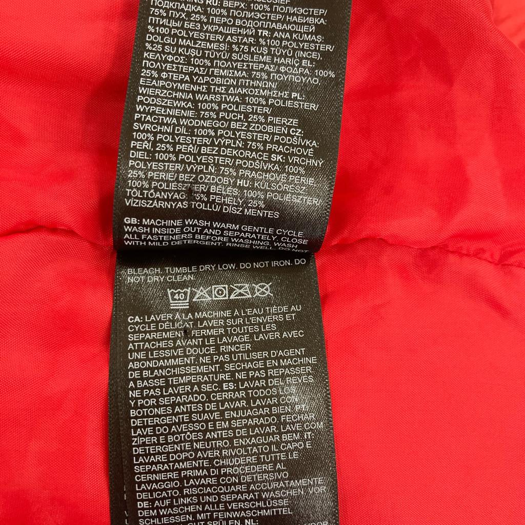 THE NORTH FACE NF0A3C8D Corn Orange 1996 Retro Nuptse Jacket Jacket M Red seriesUsed