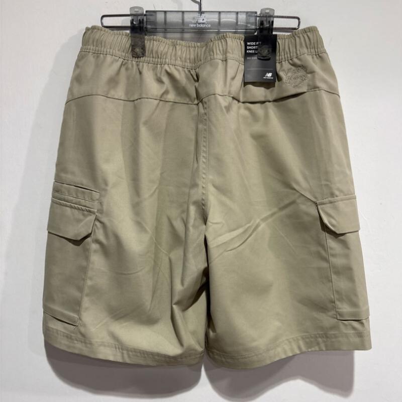 New Balance Uni Heritage Cotton Cargo Shorts Nbnvf21473 Beige