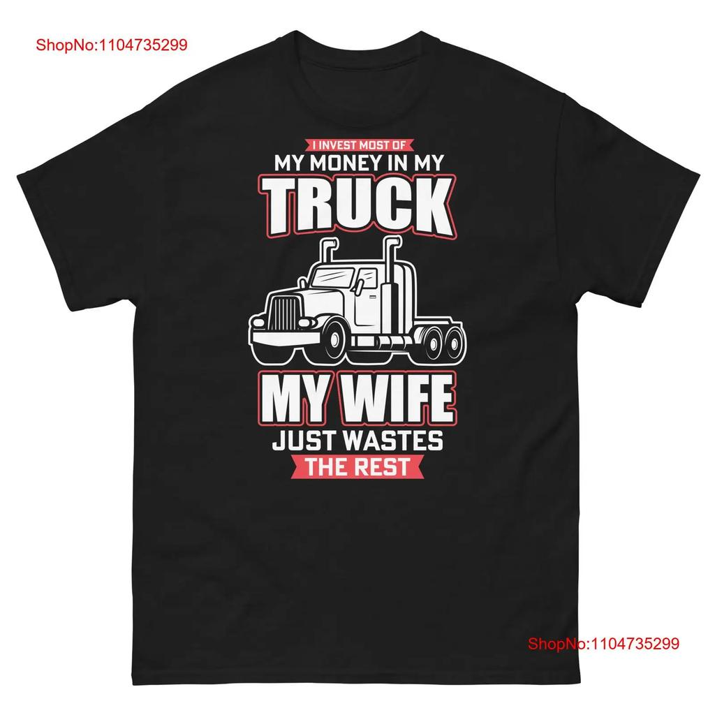 Funny Truck Driver T Shirt Semi Lover Hilarious Trucker Vintage Casual Stretched Graphic Versatile Breathable Fashion
