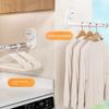 Adjustable Length Clothes Hanger Organizer Balcony Hanging Rack  for Travel