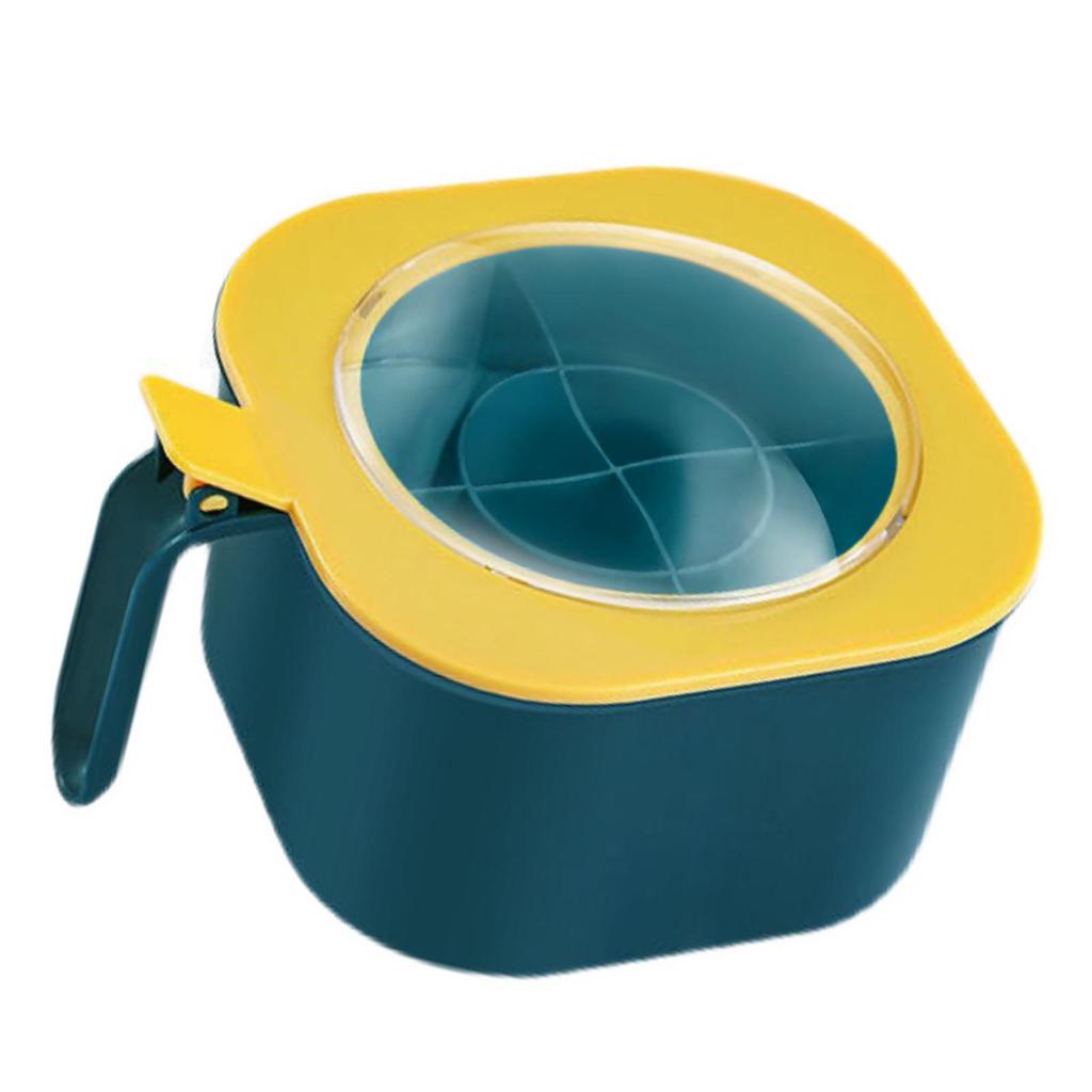 Seasoning   Box PP 4 Compartments Multifunctional Spice Container Box for Kitchen