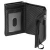 Card Holder PU Leather Carbon Fiber Style RFID Business Card Storage Case for Men Women