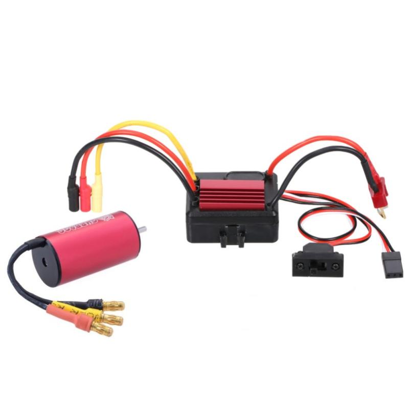 Brushless Upgrade Kit Motor Esc Receiver Remote Controller Servo Set For Wltoys A959 A979 A959-B Rc
