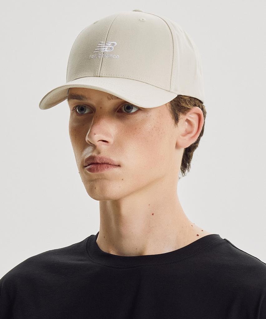 Nyuballanseu Nbgdgf1101 / Stacked Logo Structured Ball Cap (Beige)
