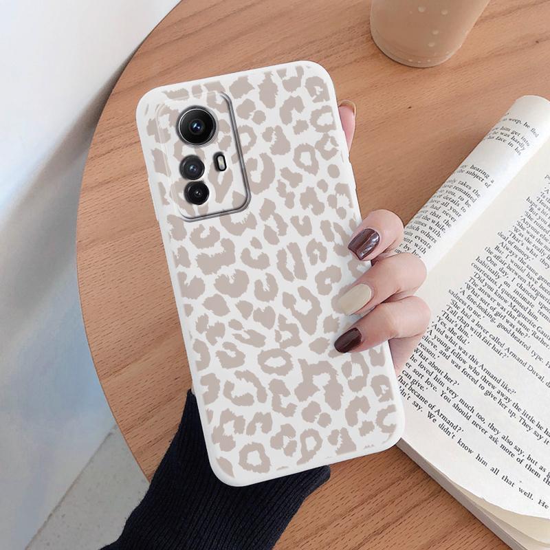 Cover For Redmi Note 12S Phone Case Fashion Vintage Leopard Painted Shell Soft Silicone Funda For Redmi Note12S Capa 6.43" Bags