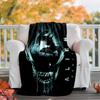 Alien Flannel Blanket Soft Warm All-Season Throw, Design for Camping, Car Travel, Hiking Sofa, Bed, Office Perfect Gift for Parties