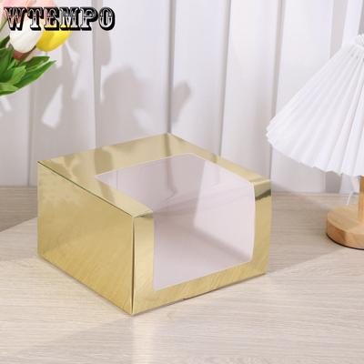 WTEMPO 4 τεμάχια Διάφανα Κουτιά Συσκευασίας με Παράθυρο Δημιουργικά Κουτιά Αποθήκευσης Σπιτιού DIY Κουτιά Έκθεσης Μικρών Αντικειμένων Βιτρίνας Καταστήματος