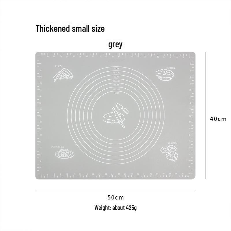 Large Non-Slip Silicone Kneading and Rolling Pad - Thick, Non-Stick Baking Mat