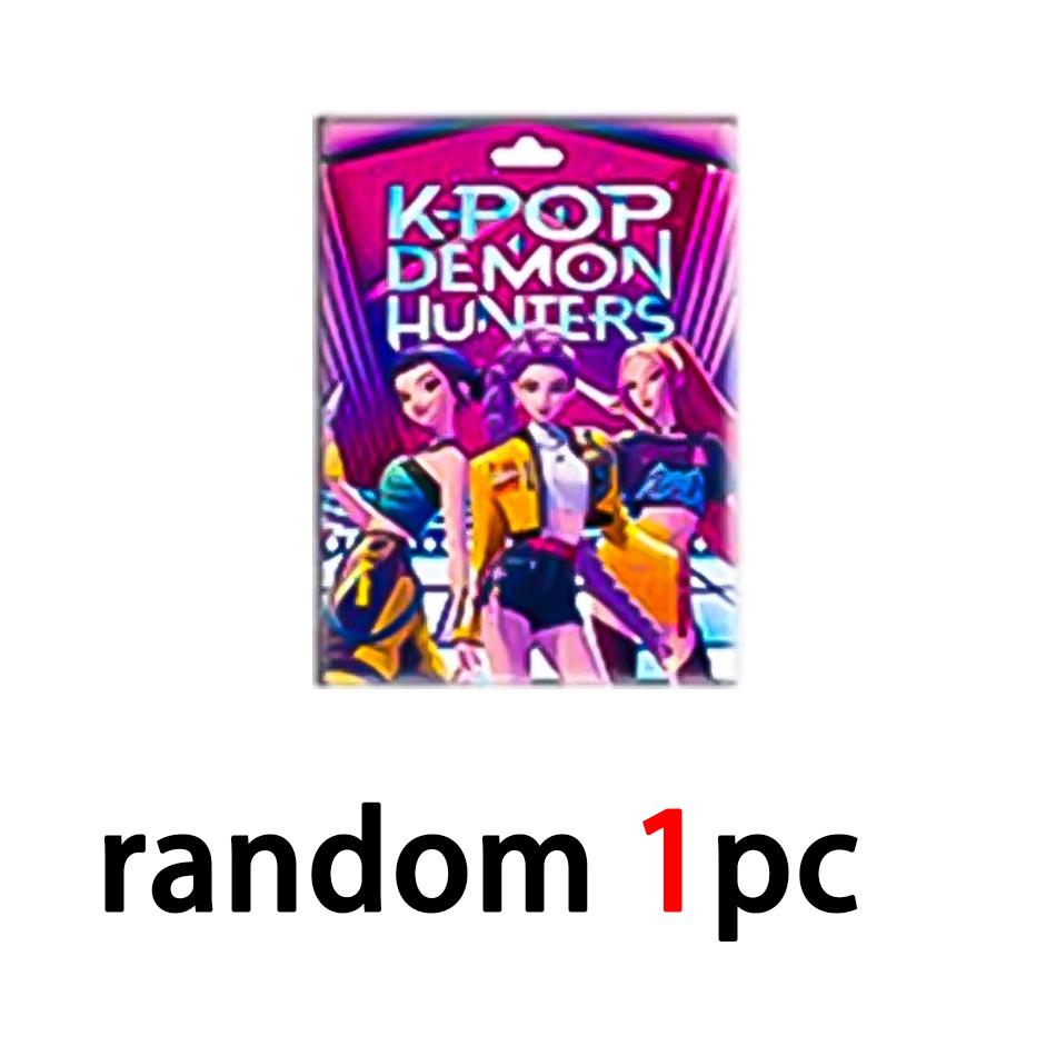 Kpop Demon Hunters Blind Box Figure Toy Set, Collectible, Derpy Tiger, Rumi, Mira, Zoey, Christmas Dolls for Fans, 1-24Pcs