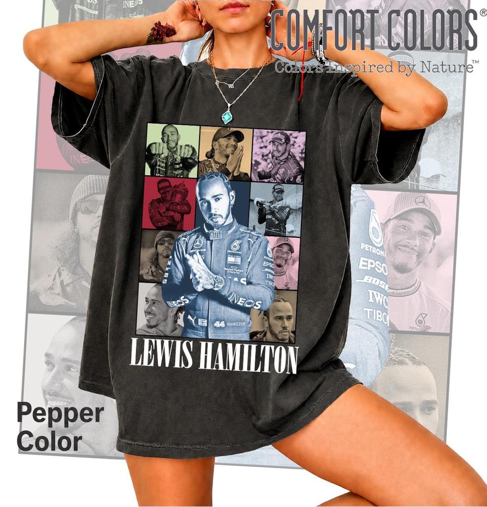 Lewis Hamilton Formula One British race car driver, F1 Racer The Eras Unisex Softstyle T-Shirt ID
