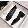 New Summer French Patent Leather Mid-heel Overhead Sandals for Women Retro Skinny Heel Back Empty Shoes 2025