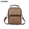 Men'S Crossbody Bag Large Capacity Vertical Leather Shoulder Bag Commuting Men'S Portable Crossbody Bag