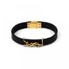 Saint Laurent 708815 0ih0j 1000 Cassandra Monogram Opium Gold Leather Bracelet
