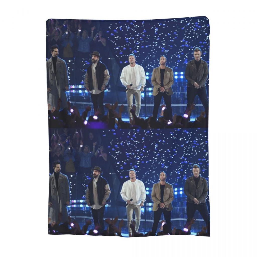 BSB Backstreet Boys Coperte Flanella Morbida Coperta da Divano Coperta Super Morbida per Divano Biancheria da Letto Ufficio Plaid Copriletto Trapunta