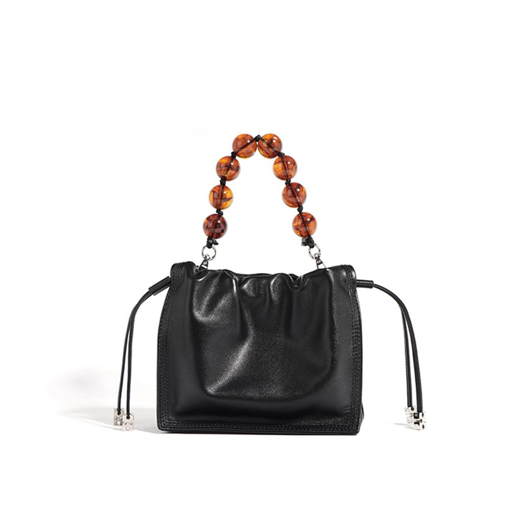 New fashionable versatile light luxury cloud bag design handbag, shoulder bag, crossbody bag, light luxury bucket bag