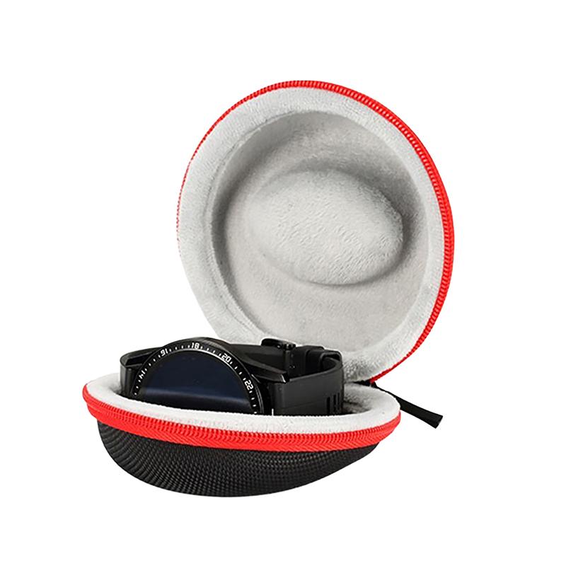 Portable Eva Single Watch Travel Case Watch Storage Organizer Box Watch Holder Waterproof For Smartwatches Zippered Container