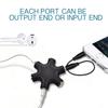 3.5mm Earphone Audio Splitter 1 Male To 1 2 3 4 5 Female Cable 5 Way Port Aux Music Sound Output Cables Stereo Headset ExtensionGood product