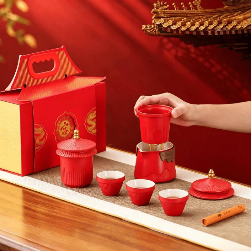 Forbidden City Gradient Green Tea Set