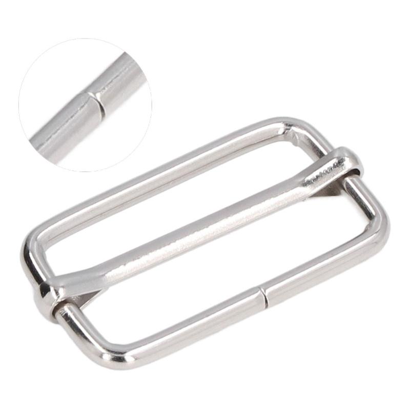 Adjusting Buckle Iron Pull Core Adjustment Buckle Line Buckle Belt Bag Strap Buckle Decorative Accessories3x32x15mm