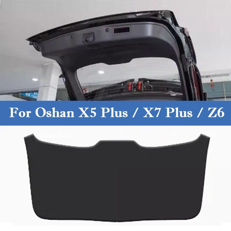 Car Trunk Door Anti Kick Pad Tailgate Protective Sticker Mat Cargo Liner Interior Accessories For Changan Oshan X5 X7 PLUS Z6