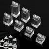 7Pcs Multipurpose Acrylic Rings Display Stand Set for Jewelry Photography and Ornament Presentation In Elegant Color