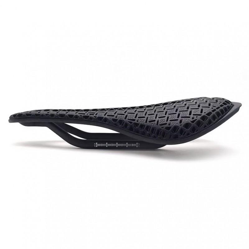 3D Printed Carbon Fiber Short Nose Bike Saddle Road Mountain Bicycles Hollow Comfort Seat Pad