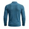 Men's Thermal Mock Neck Knit Sweater Casual Ribbed Pullover Tops for Fall Winter Daily Wear Streetwear Slim Fit Knitwear