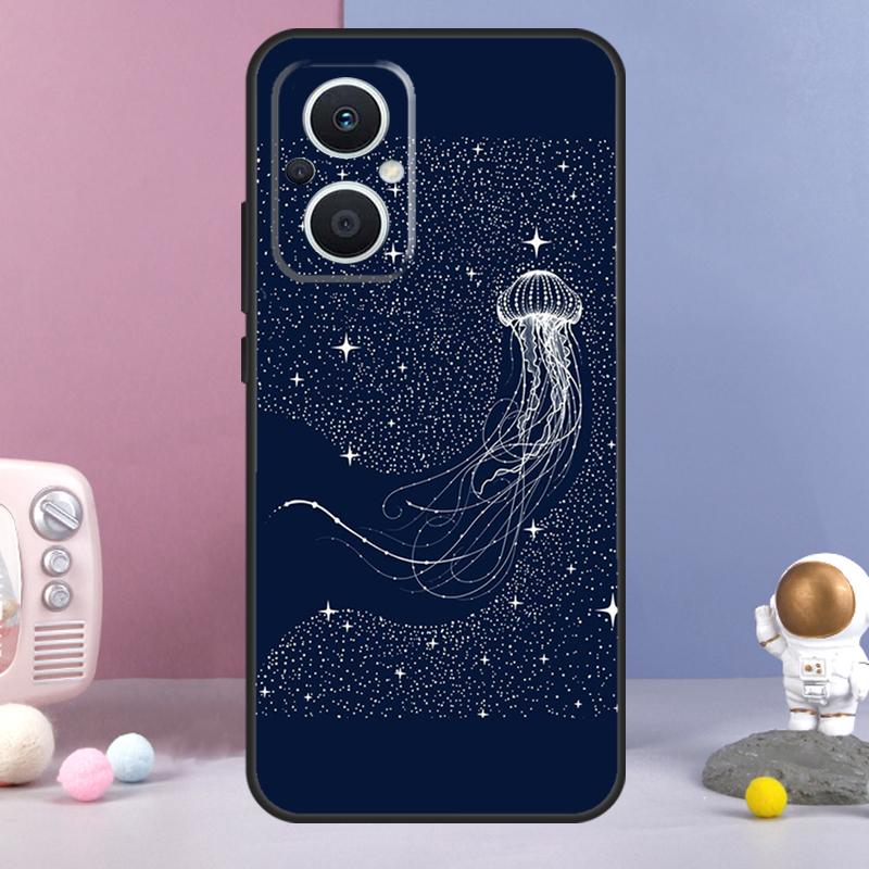 Magic Jellyfish Funda For OPPO Reno 13 F 11F 12F 14F 10 11 12 14 Pro 7 8 Lite OPPO Find X6 X5 X8 X9 Pro Case