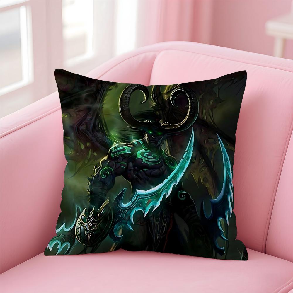 classic game Warcrafts of World Cushion Cover Comfortable Reversible Pillow Cover Ideal for Car Sofa Bedroom & Beyond