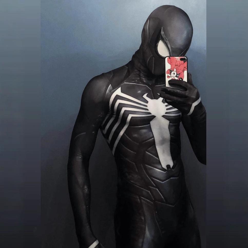 Spider Symbiont Bodysuit Cosplay Kampfanzug Halloween