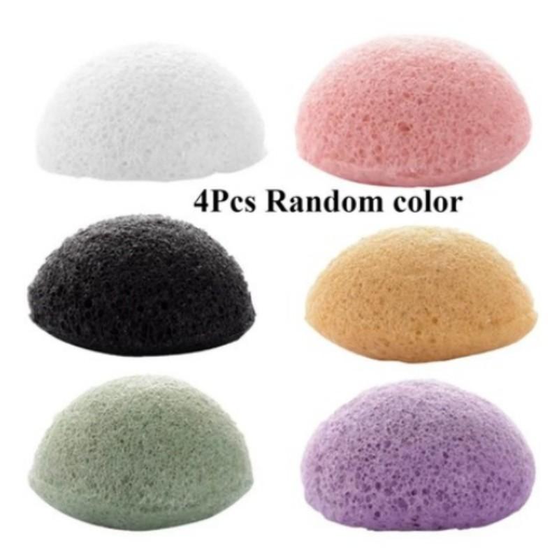 Mini Face Washing Cleansing Sponge Natural Konjac Facial Puff Face Care Sponge Cosmetic Makeup Beauty Tools Accessories