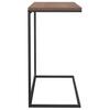 Side Table, Black, 55x35x66 Cm, Wood-based Material