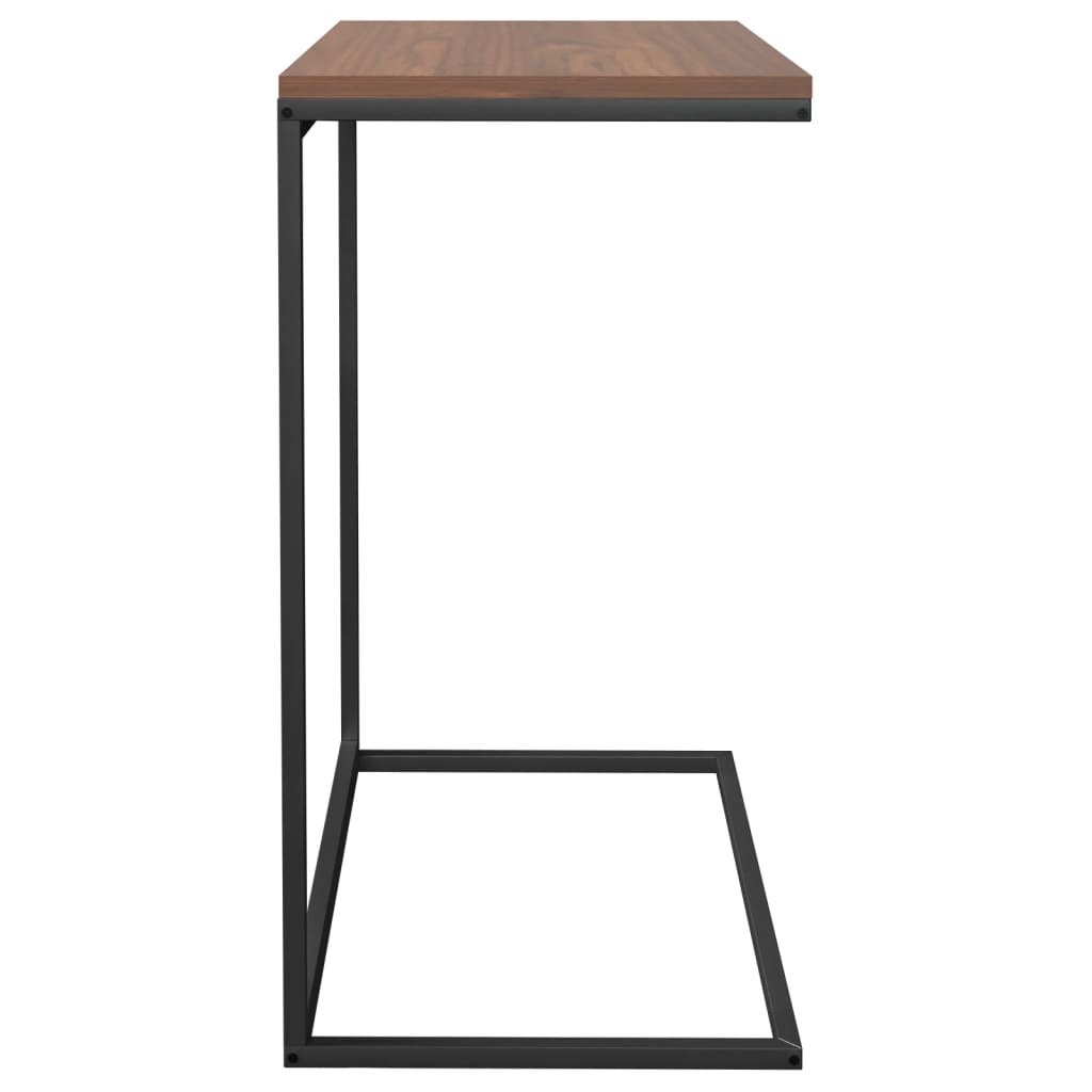  Side Table, Black, 55x35x66 Cm, Wood-based Material