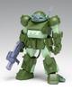 Wave Armored Trooper Votoms Marshy Dog PS Version Approximately 12cm Plastic Model Kit 1/35 Scale, Tall, Pre-colored BK-217