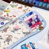 Retro Pastoral Style Pencil Case Soft Cotton Stationery Bag Cute Pen Bag  Student
