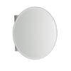 Stainless Steel Toilet Mirror Cabinet Box, Bathroom Waterproof, Toilet Storage, Round Mirror with Storage Rack
