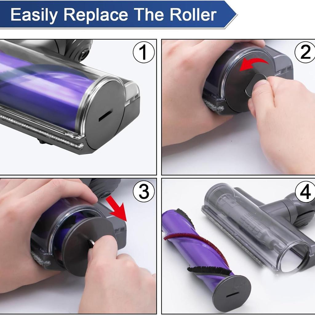 For Dyson vacuum cleaner accessories New electric floor brush V7V8V10V11V15 suction head direct drive floor brush head