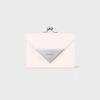 CRINKLE TRIANGLE FRAME WALLET - BLOSSOM