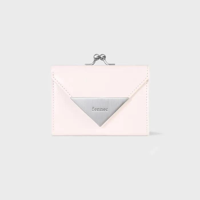 CRINKLE TRIANGLE FRAME WALLET - BLOSSOM