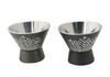 Osaka Tinware (Suzuki) Tin Footed Ibushi Choko (Choko) (Choko Cup) Capacity: 20ml, 2 Pieces, Gift Wrapping Available
