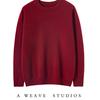 Herren Pullover Locker Rundhals 100% Reines Kaschmir - Herbst/Winter Kollektion 2024