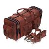 Personalized Handcrafted Leather Weekender Bag for Men Travel Overnight Monogram Duffel Groomsmen Gift