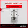 Neodymium-Iron-Boron Ring Keychain Pendant - Strong Magnet & Stainless Steel Authenticator