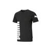 Casual Sports Round Neck Short Sleeve T-Shirt Men Tops Black 581710-01