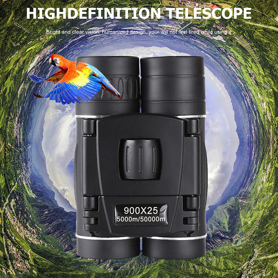 900x25 Binoculars Professional HD Powerful Remote Portable FMC BAK4 Optics Ideal for Hiking, Hunting, Outdoor Camping